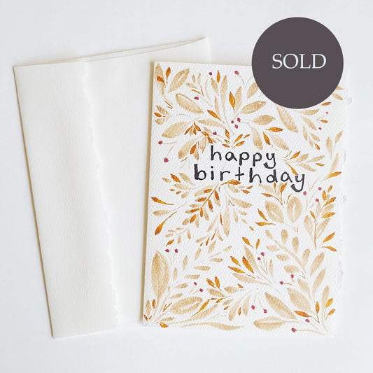 Five Patch Design Original Happy Birthday Greeting Card