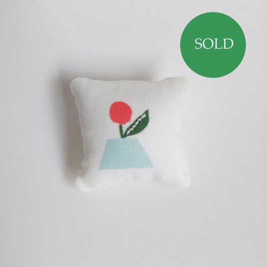 Five Patch Design Mini Pillow